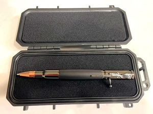 Bolt Action Rifle Like Pen with Plastic Miniature Rifle Case