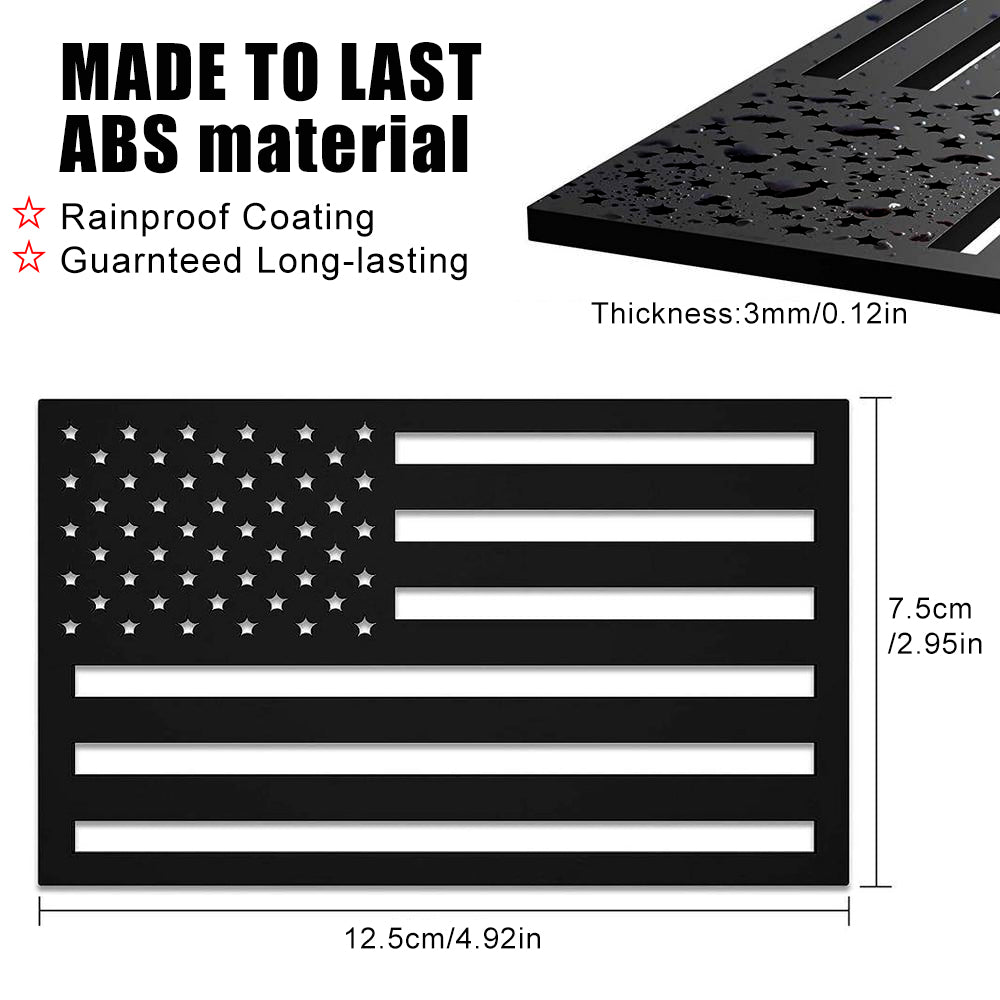 American Flag Sticker Pair